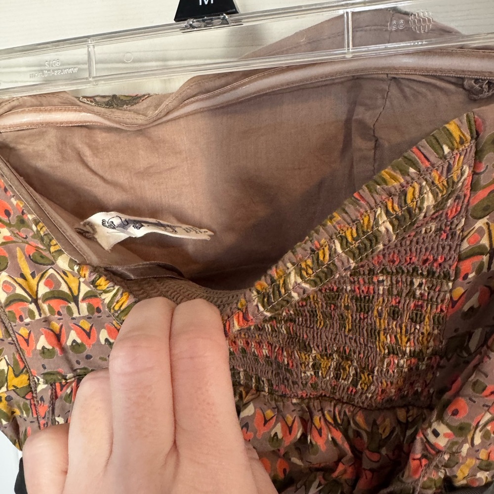 Anthropologie Floreat tiered peplum boho top size 6 - Picture 8 of 8